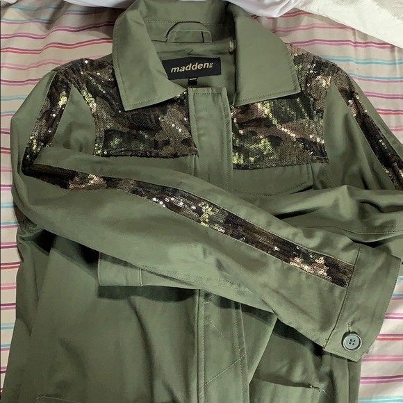 Sequined army jacket - Picture 1 of 4
